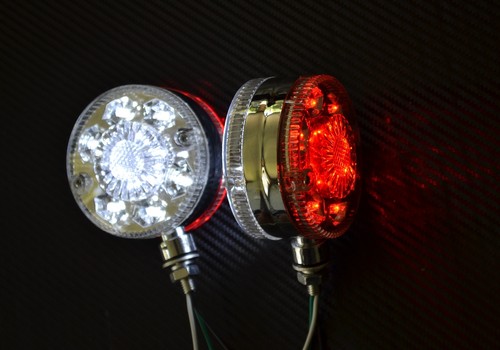 Rot weiß chrom led - chrom,