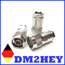 Pro Typ N Stecker RG213 /LMR400 Koax Lötversion für CB-Funk, Amateur, BOS, BiFu