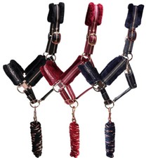 L-Sport Halfter Set mit Strick Rosegold