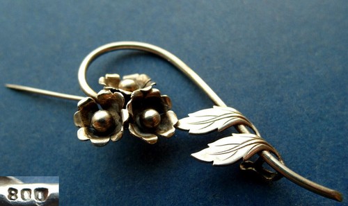 Seltene antike brosche zweig - seltene,