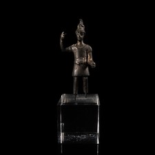 Römische Bronzefigur des jugendlichen Mars