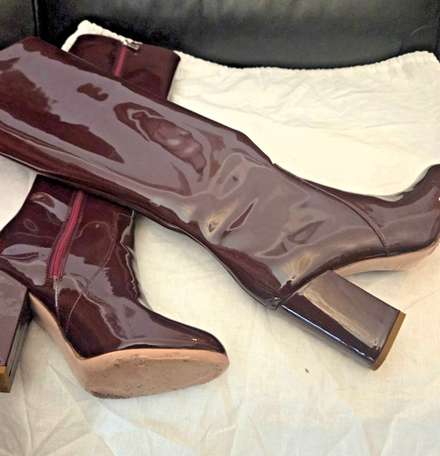 Kniehohe stiefel bordeaux - stiefel,