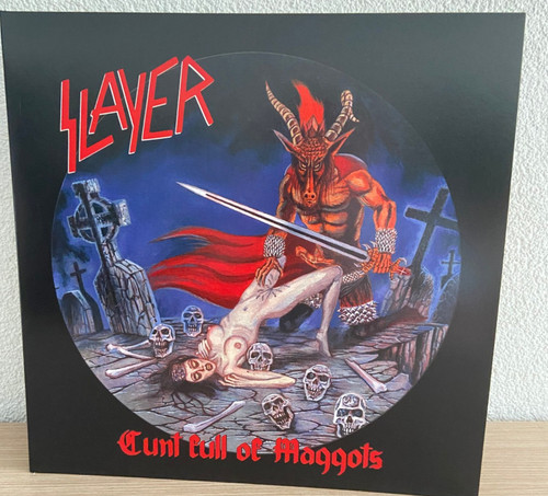 Slayer cunt full of maggots - cunt,