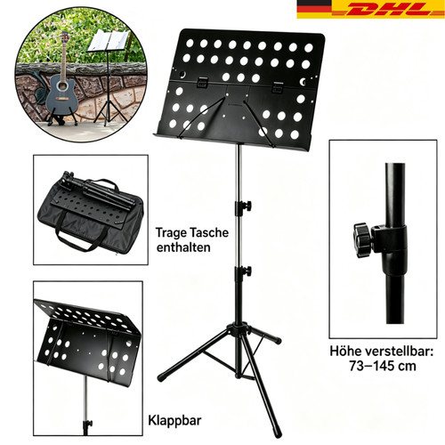 Klappbarer notenständer - klappbarer,