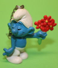 Schlumpf Figur   Schlumpf mit Blume