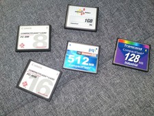 5 X Compact Flash Speicherkarten  