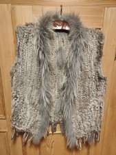 Pelz Kaninchenfell Pelzweste