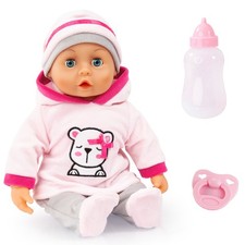 First Words Baby rosa 38 cm 24 sounds Babypupe Funktionspuppe 93824BR
