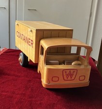 Holz-LKW  von FWF Fröbel Werdau, Containertransporter, DDR, Kipper