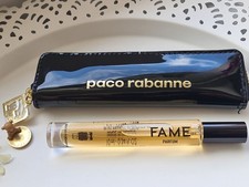 Parfum Miniatur / Taschenflakon Fame, Paco Rabanne, 10 ml Parfum & Täschchen