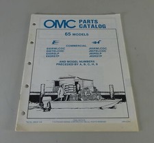 Teilekatalog Johnson Evinrude Außenborder / Outboards 65 Models Stand 3/1985