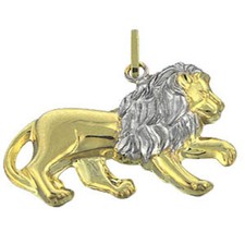 Löwe Anhänger Echt Gold 333
