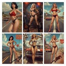 Sexy Pin Up Girl Poster Druck