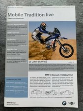 BMW GS 25 Jahre, E21  / MUSEUM / MOTORSPORT, MOTORRAD + Poster, Aufkleber