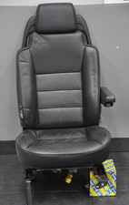 Sitz Land Rover Discovery 2 Vorne Rechts Leder Schwarz Vordersitz Facelift RHD