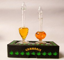 Parfüm Flakons indisch-orientalisch "Cannabis"  2 x 5  ml