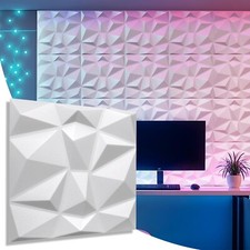 7,5qm/30 Stück 3D Wandpaneele Deckenpaneele Platten Paneele Diamant Polystyrol