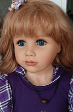  Künstlerpuppe "Dana" Monika Peter leicht , inkl. Zertifikat. Lim: 500 