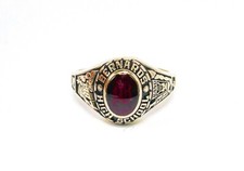 Bernards High School Herren Ring | Siegelring | USA | 1987 | GR 56 10K Gold