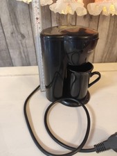 Mini Kaffeemaschine, Für Eine Person,1 Tasse,Schwarz