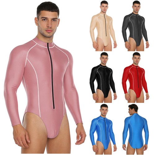Herren ölig glanz jumpsuit - herren,