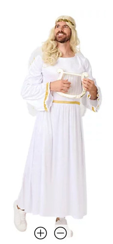 Engelkleid herren weiß gold - herren, weiß-gold