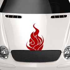 Autoaufkleber Dekor Flammen Flames Tribal Motorhaube Aufkleber Auto #1186