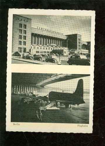 Berlin flughafen tempelhof - ak,