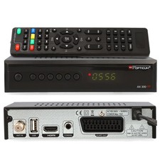 RED OPTICUM AX 300 plus mit Aufnahmefunktion - Digitaler Satelliten-Receiver HD 