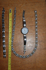 Boccia Schmuck Set1 Collier, Armband, Uhr, kaum getragen, mehrfarbig