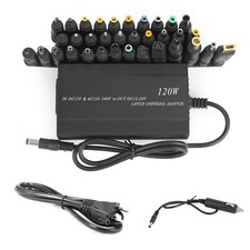 120W Car Home 34 Tips Power Supply Netzteil Ladegerät für Laptop Notebook EU