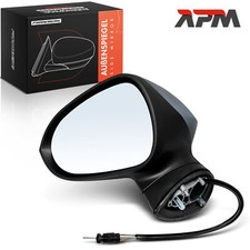 Außenspiegel Links Konvex Manuell einklappbar Lackierbar für Seat Ibiza IV 6J5