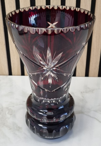 Vintage kristall vase - vintage,