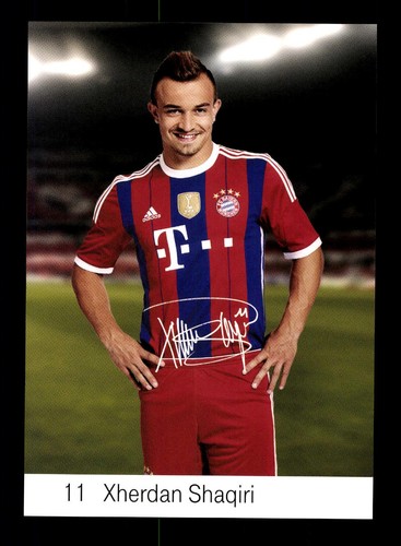 Xherdan shaqiri autogrammkarte - shaqiri,