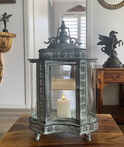 Jugendstil laterne windlicht - jugendstil,
