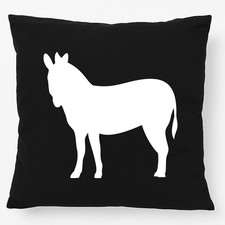 Kissen Esel Silhouette