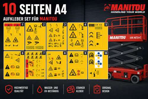 Manitou sicherheitsaufkleber - manitou,