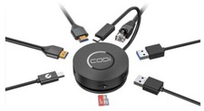 Dockingstation USB C Mini 7 Port klein HDMI USB3 Micro-SD RJ45 CODI Refurbished