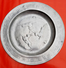 Zinnteller, antik, Wandteller