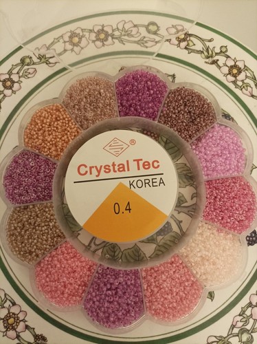 200 rocailles gummizug in - rocailles,