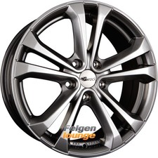 4 Alufelgen BROCK / RC RC17 Ventura Chromsilber (CSS) 8x18 ET30 5x112 18 Zoll