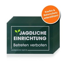 Waidgerechte Jagd Schild