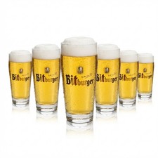 12x Bitburger Bier Glas 0,2l