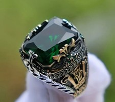 Ring Smaragdgrün Neu