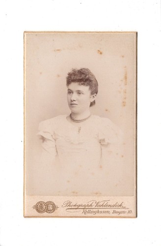 Cdv foto damenportrait - cdv,