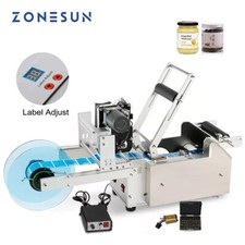 Lokale Lieferung ZONESUN ZS-LT50D Rundflaschen-Etikettiermaschine mit Datumscodi