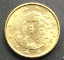 Münze Italien 2018, 10 Euro-Cent Nordisches Gold, Geburt der Venus, sehr schön
