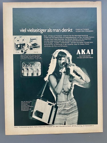 Akai filmen auf - filmen, tonband