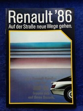Renault Programm 1986 Alpine