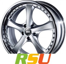 4x RH Alurad RAU Vesuv silber